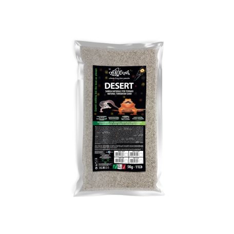 Haquoss | DESERT WHITE Calcium Sand| Emészthető kalciumos homok - 5 Kg