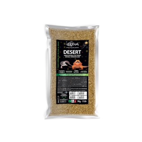 Haquoss | DESERT YELLOW Calcium Sand| Emészthető kalciumos homok - 5 Kg