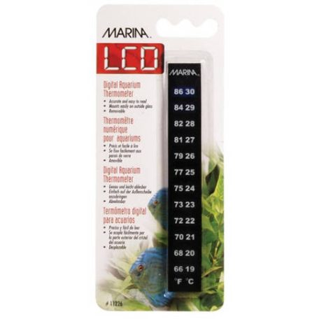 Hagen Marina LCD Aquarium Thermometer | Hőmérő akváriumba - 19 - 30° C