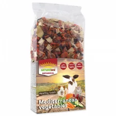   NatureLand Mediterranean | Kiegészítő eledel rágcsálóknak | Mediterrán zöldségek - 150 g