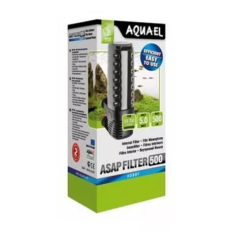 Aquael | ASAP Filter 500 | alacsony vízszinthez tervezett teknősakvárium-szűrő