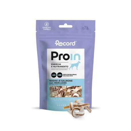 RECORD ProIn Jutalomfalat Kutyáknak Nodini Lazacos 75 g