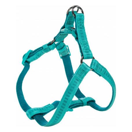 Trixie | Softline Elegance Touring Harness | Túra hám (óceánkék,petrolkék) kutyák részére (M) - 50-65 cm 