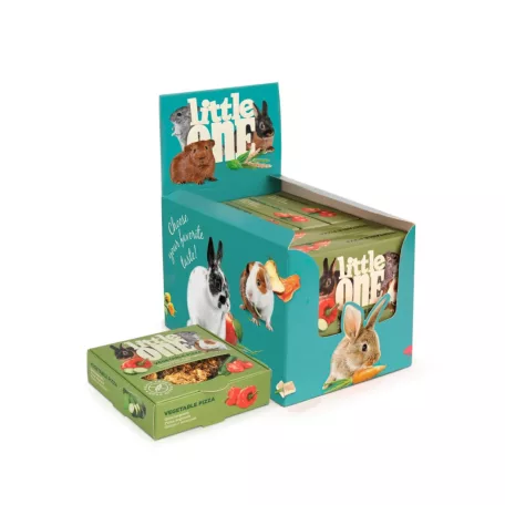 Little One zöldséges pizza jutalomfalat kisemlősöknek 55 g