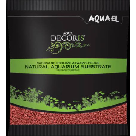 AquaEl Decoris Red | Akvárium dekorkavics (piros) - 1 Kg