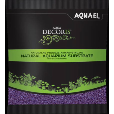 AquaEl Decoris Purple - Akvárium dekorkavics (lila) 2-3mm - 1 kg