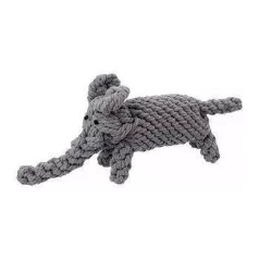  Elephant cotton rope toy 