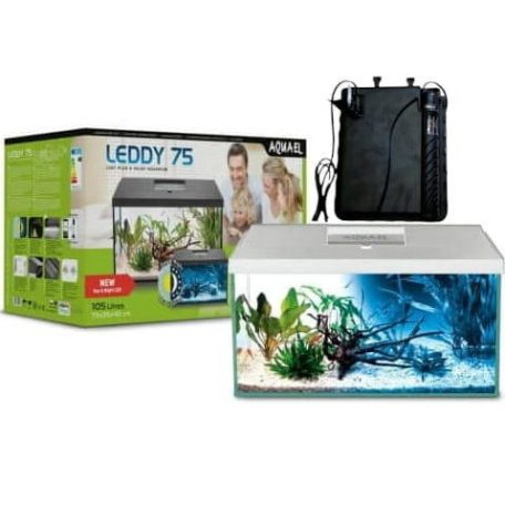 AquaEl Leddy 75 Day&Night 2.0 BIO-FS white | Akvárium szett (fehér) 105 liter - 75x35x40 cm