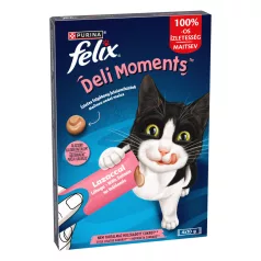 Felix | Delimoments - macska jutalomfalat - lazac - 4x10g