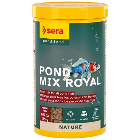 Sera Pond Mix Royal Nature | Vegyes csemege minden tavi hal számára – 1000 ml