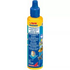   Sera Toxivec | Elsősegély a halaknak – Azonnali károsanyag-eltávolító vízelőkészítő – 50 ml