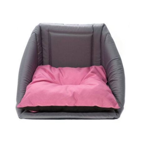 Kifutó Termék Comfy Lola Trio bed 3in1 | Fekhely (szürke,rózsaszín) kutyák és macskák részére - 43x43x39 cm