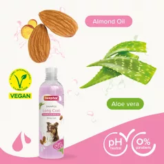   Beaphar sampon - Filcesedés ellen kutyáknak hosszú szőrre (250ml)