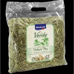   Vitakraft Vita Verde Heu + Brennnessel | Alpesi réti széna rágcsálóknak | Csalános - 500 g