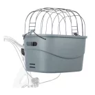 Trixie | Front Bicycle Basket | biztonságos kerékpáros hordozó kutyáknak – szürke, 42 × 39 × 30 cm, max. 5 kg
