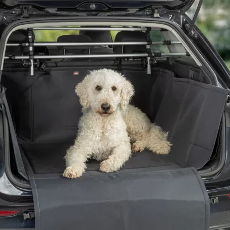 Trixie | car boot cover | praktikus autós kutyaszállító kiegészítő – fekete, 1.64 × 1.25 m