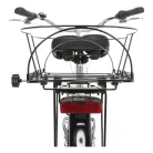 Trixie | Dog Bicycle Basket Long for Wide Bike Racks | biztonságos kerékpáros hordozó kutyáknak – fekete, 29 × 49 × 60 cm, max. 8 kg