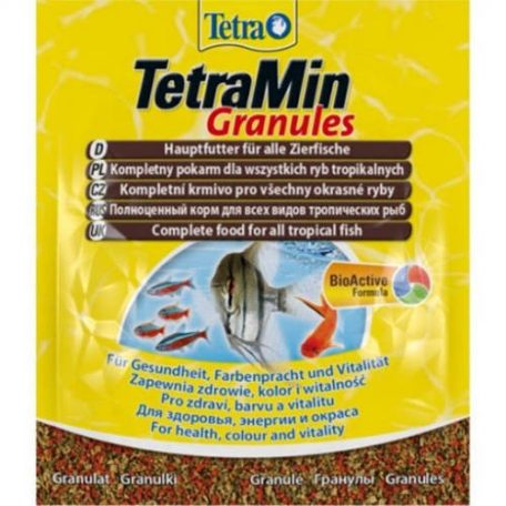 Tetra | Min | Granules | Granuláltum táplálék | Díszhalak számára - 15 g