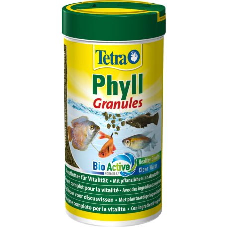 Tetra | Phyll Granules | Granulátum táplálék | Díszhalak számára - 250 ml