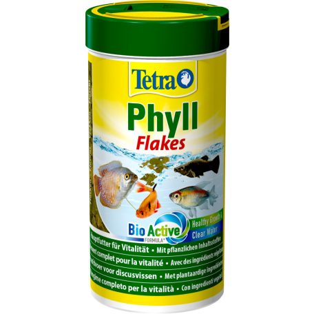 Tetra | Phyll Flaskes | Lemezes táplálék | Díszhalak számára - 250 ml