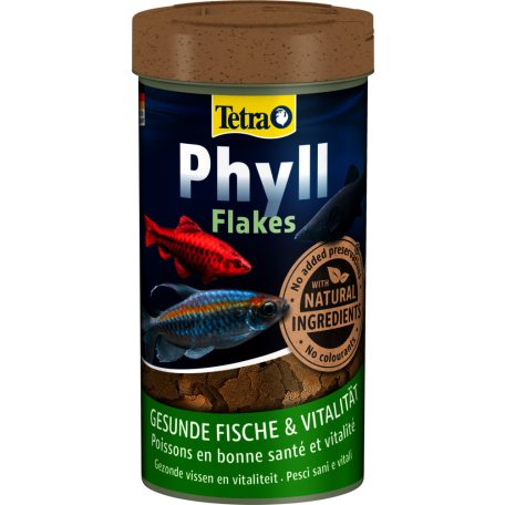 Tetra Phyll Flakes | Prémium növényi lemezes főeleség növényevő halak számára – 100 ml