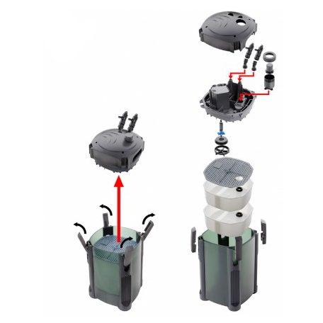 JK | EF1000 | Külső szűrő - 1350l/h