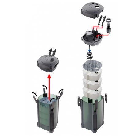 JK | EF1200 | Külső szűrő - 1550l/h