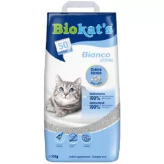   Gimpet Biokats Bianco Classic Extra | Csomósodó macskaalom - 10 Kg