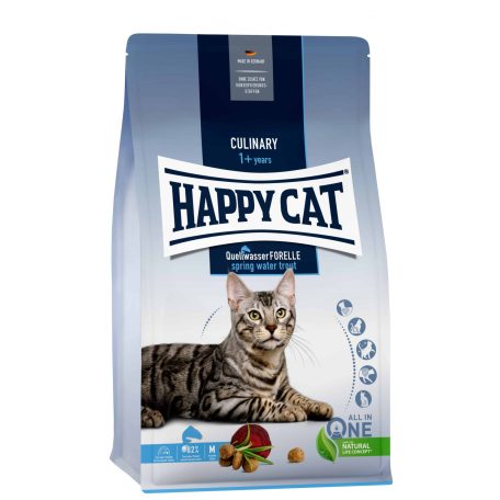 Happy Cat Culinary Quellwasser Forelle | Pisztráng ízű száraz macskatáp - 10 Kg