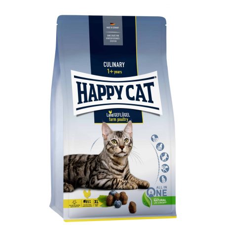 Happy Cat Culinary Land-geflügel | Baromfi ízű száraz macskatáp - 4 Kg