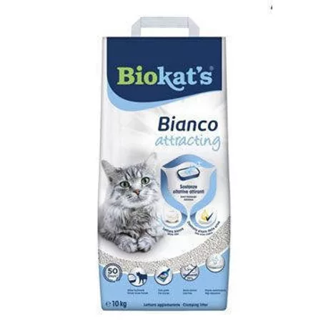 GimCat Biokats Bianco Attracting | Csomósodó macskaalom - 10 Kg