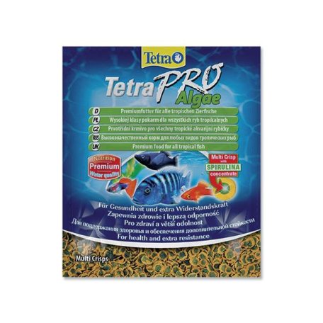 Tetra | Pro | Algae Multi-Crisps | Prémium táplálék | Díszhalak számára - 12 g