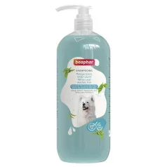   Beaphar | Színélénkítő kutyasampon fehér szőrű kedvenceknek zöld teával – 1000 ml