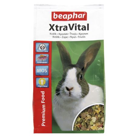 Beaphar Xtra Vital Rabbit | Teljes értékű eleség nyulaknak - 1 Kg