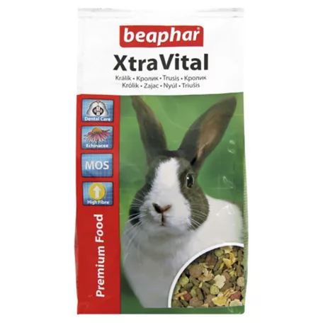 Beaphar Xtra Vital Rabbit | Teljes értékű eleség nyulaknak - 1 Kg