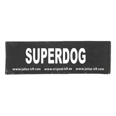 Julius-K9 | Hámfelirat | Cserélhető tépőzáras felirat – SUPERDOG (nagy)