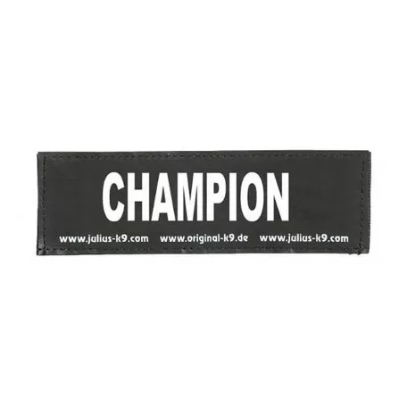 Julius-K9 | Hámfelirat | Cserélhető tépőzáras felirat – CHAMPION (nagy)