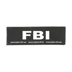   Julius-K9 | Hámfelirat | Cserélhető tépőzáras felirat – FBI (nagy)