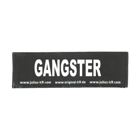 Julius-K9 | Hámfelirat | Cserélhető tépőzáras felirat – GANGSTER (nagy)