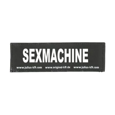 Julius-K9 | Hámfelirat | Cserélhető tépőzáras felirat – SEXMACHINE (nagy)