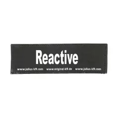   Julius-K9 | Hámfelirat | Cserélhető tépőzáras felirat – Reactive (nagy)