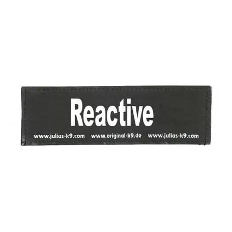 Julius-K9 | Hámfelirat | Cserélhető tépőzáras felirat – Reactive (nagy)