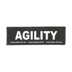   Julius-K9 | Hámfelirat | Cserélhető tépőzáras felirat – AGILITY (kicsi)