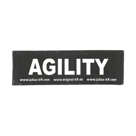 Julius-K9 | Hámfelirat | Cserélhető tépőzáras felirat – AGILITY (kicsi)
