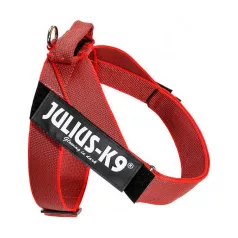   Julius-K9 | Color&Gray IDC | Könnyű, gyorsan száradó hevederhám – piros (L/1) 63–85 cm
