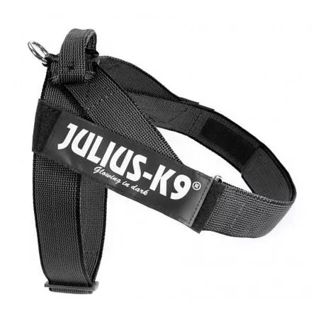 Julius-K9 | Color&Gray IDC | Könnyű, gyorsan száradó hevederhám – piros/szürke (XL/2) 71–98 cm