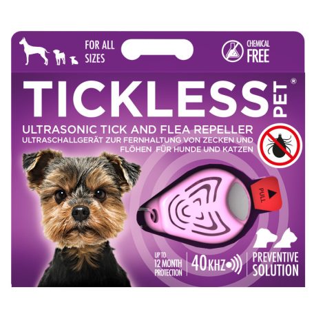 TICKLESS PET Pink ultrahangos kullancsriasztó