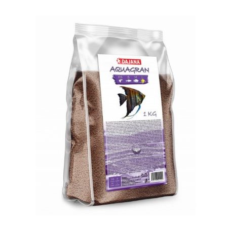 Dajana | Aquagran | Szemcsés akváriumi haleledel, L-es méret - 1 Kg