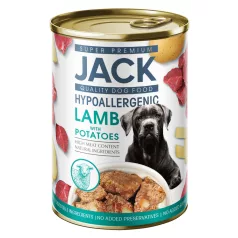   Jack hipoallergén pástétom 400 g bárányhús burgonyával