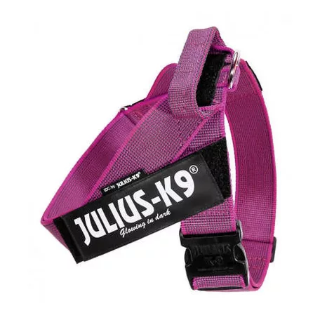 Julius-K9 | Color&Gray IDC | Könnyű, gyorsan száradó hevederhám – pink (M/0) 58–76 cm